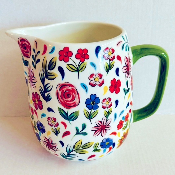Potter’s Studio Other - Potter’s Studio-colorful floral stoneware pitcher/vase.No chips or cracks.